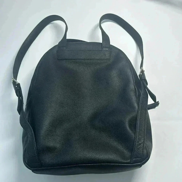 Kate Spade Small Black Pebbled Leather Backpack Gold Hardware - Picture 7 of 15